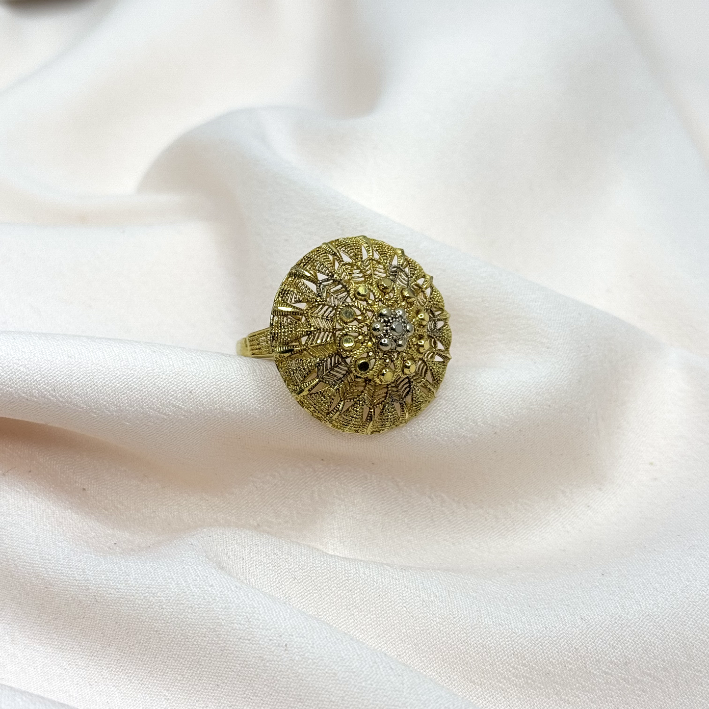 Unique Design 22K RP Gold Plated Ring