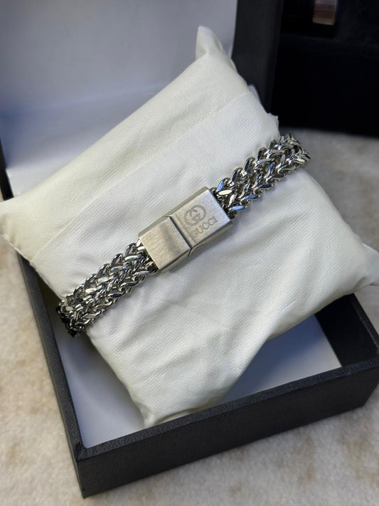 Branded Gucci Stainless Steel Bracelet