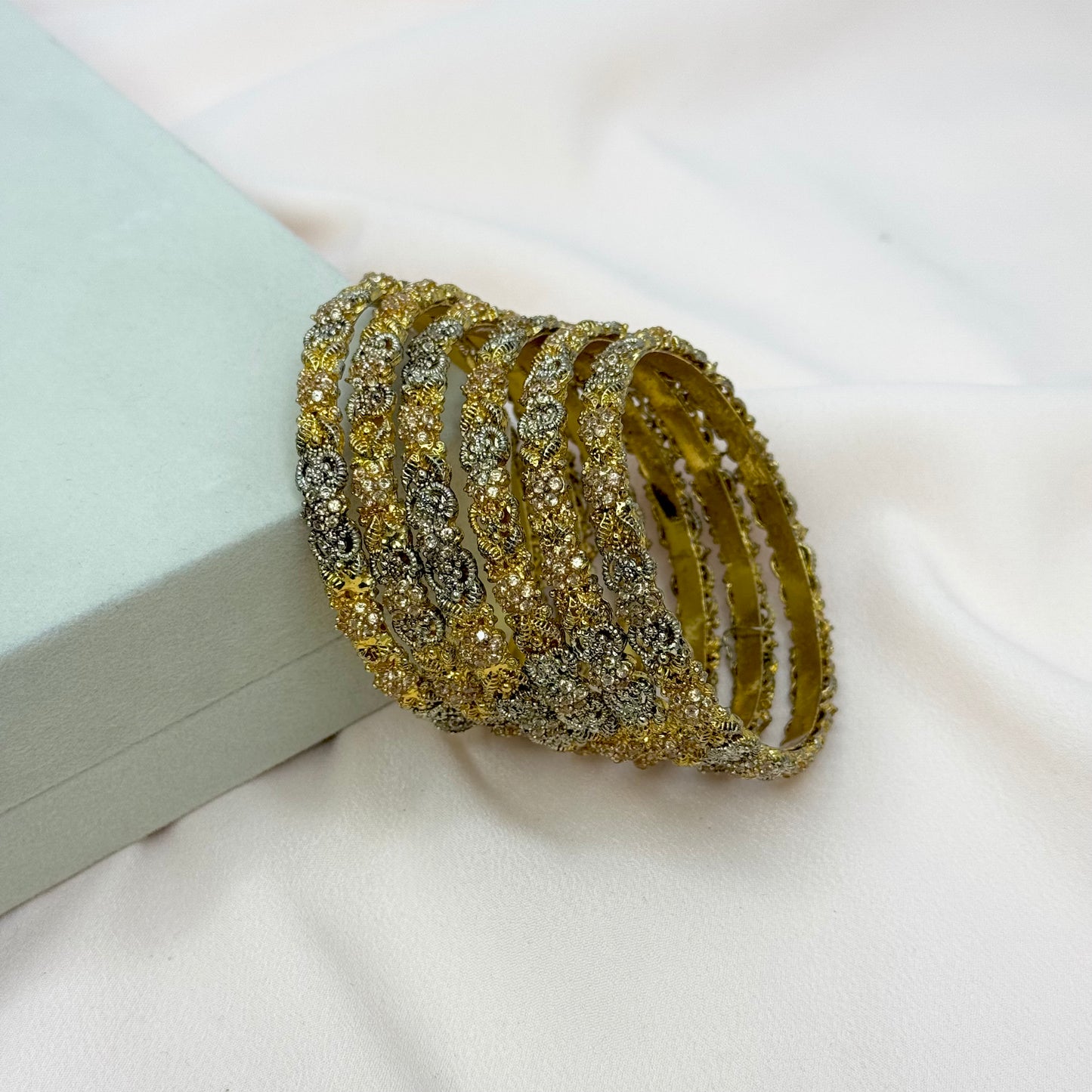 Gold Plated Bangles Set