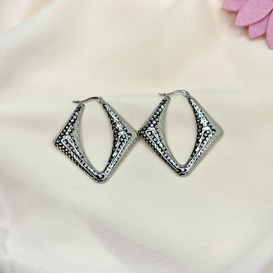 Stainless Steel Earings Top Quality Made in Italy Color Warrenty Water Proof