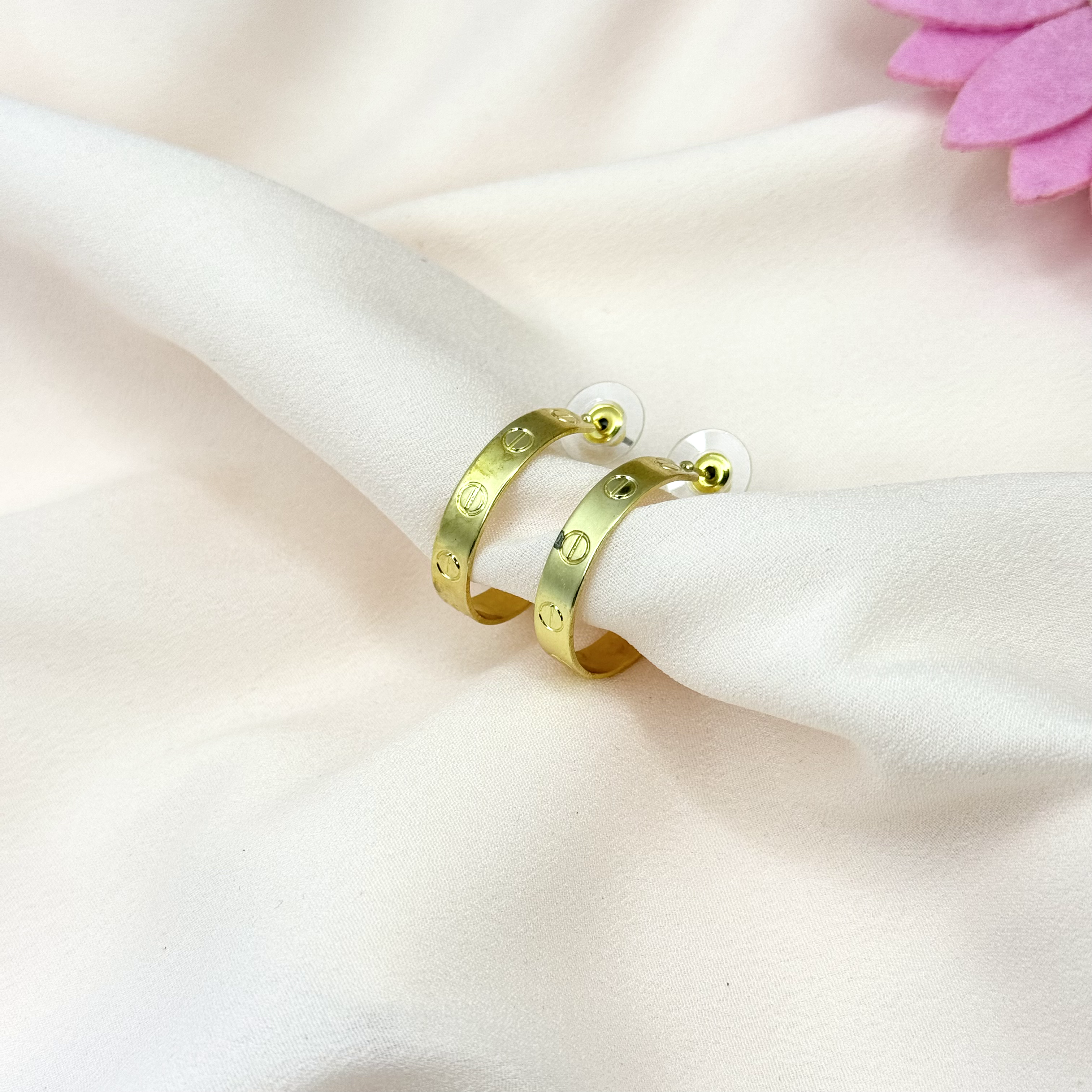 Stainless Steel Earings Top Quality Made in Italy Color Warrenty Water Proof