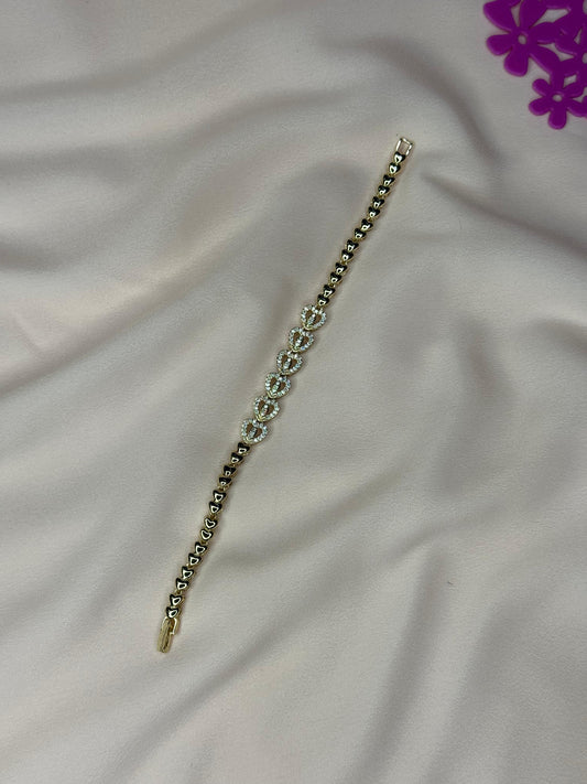 Beautiful Unique Design Crystal Stones Bracelet for Girls/Women